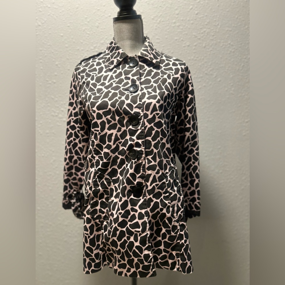 Wild Punch Women’s Animal Print Light Weight Jacket Sz S